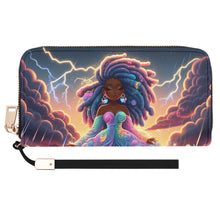 Load image into Gallery viewer, Lightening Leather Wristlet Wallet