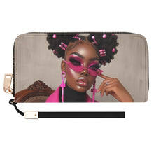 Load image into Gallery viewer, I Thought Leather Wristlet Wallet