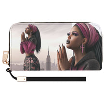 Load image into Gallery viewer, Prayer Leather Wristlet Wallet