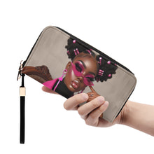 Load image into Gallery viewer, I Thought Leather Wristlet Wallet