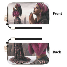 Load image into Gallery viewer, Prayer Leather Wristlet Wallet