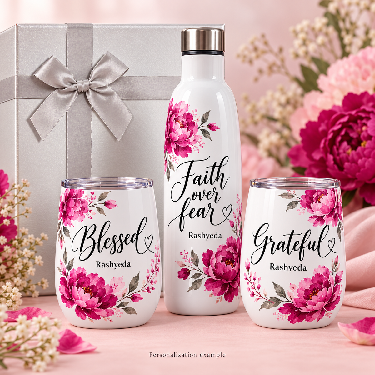 Make It Yours Personalized Drinkware Gift Set