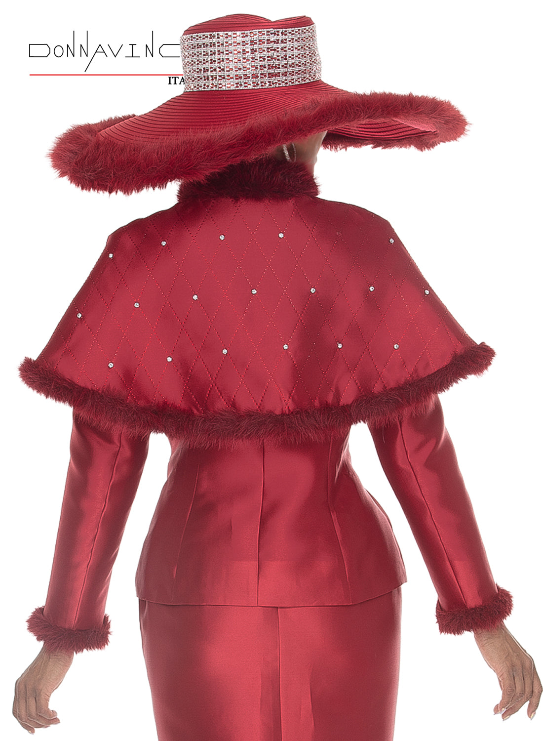 Regal Allure Jacket & Skirt Set - Donna Vinci Style 12240