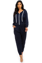 Load image into Gallery viewer, TWO PIECE HOODIES PANT SET
