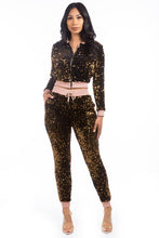 Load image into Gallery viewer, SEXY SEQUIN TWO PIECE PANT SET
