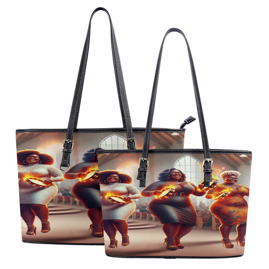 Tambourine Worship Tote Bags