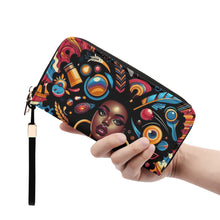 Load image into Gallery viewer, I Am Leather Wristlet Wallet
