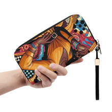 Load image into Gallery viewer, I Am Leather Wristlet Wallet
