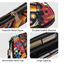 Load image into Gallery viewer, I Am Leather Wristlet Wallet
