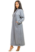 Load image into Gallery viewer, SEXY LONG MAXI HOODIE DRESS
