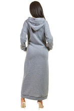 Load image into Gallery viewer, SEXY LONG MAXI HOODIE DRESS
