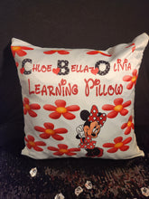 Load image into Gallery viewer, Custom Learning Pillow- Minnie
