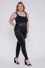 Load image into Gallery viewer, Plus High Rise Faux Leather Leggings
