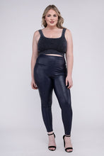 Load image into Gallery viewer, Plus High Rise Faux Leather Leggings
