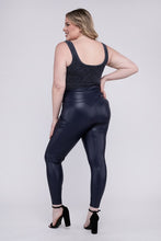 Load image into Gallery viewer, Plus High Rise Faux Leather Leggings
