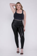 Load image into Gallery viewer, Plus High Rise Faux Leather Leggings
