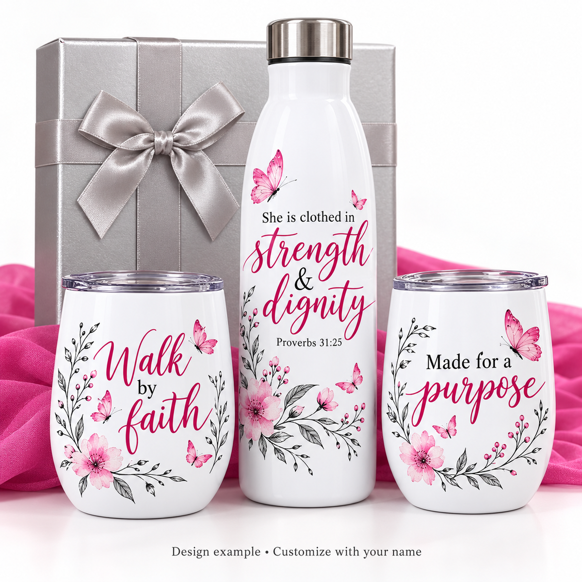 Make It Yours Personalized Drinkware Gift Set